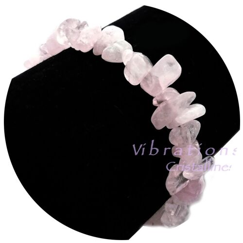 Bracelet Baroque en Quartz Rose