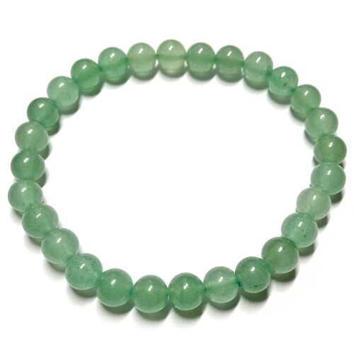 Bracelet Boules en Aventurine Verte 6mm