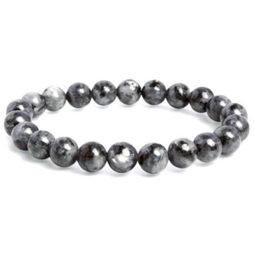 Bracelet Boules en Larvikite