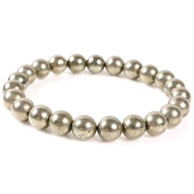 Bracelet Boules en Pyrite