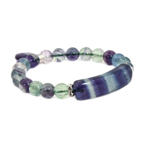 Bracelet Charme en Fluorite