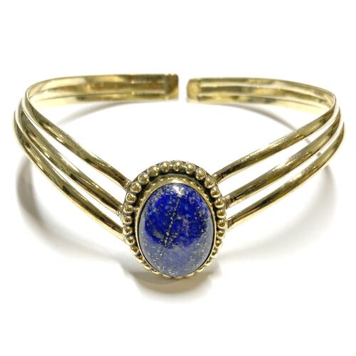 Bracelet en Bronze & Lapis-Lazuli