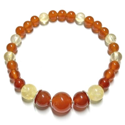 Bracelet en Cornaline & Citrine