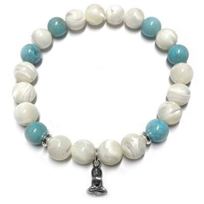 Bracelet en Nacre & Turquoise