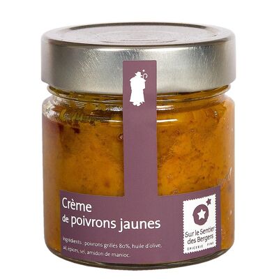 Crème de poivrons jaunes - 180g