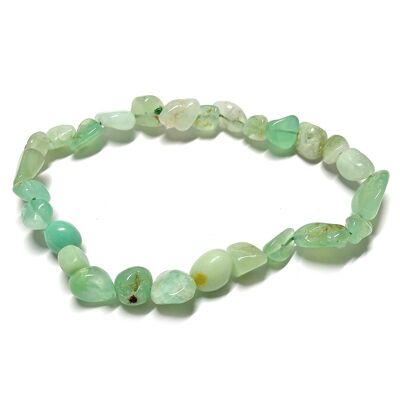 Bracelet Grains en Chrysoprase