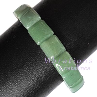 Bracelet Square en Aventurine Verte