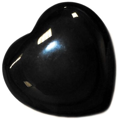 Coeur en Obsidienne Noire