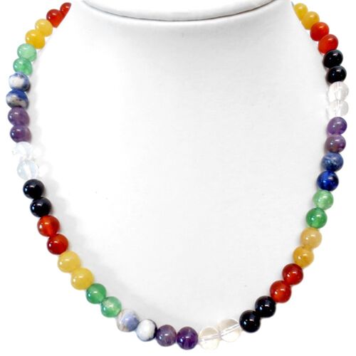 Collier Boules 7 Chakras