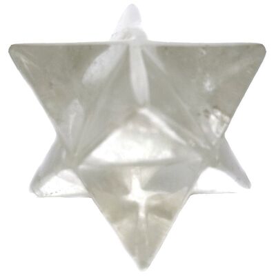 Merkaba en Cristal de Roche 5cm