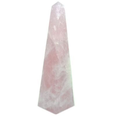 Obélisque en Quartz Rose