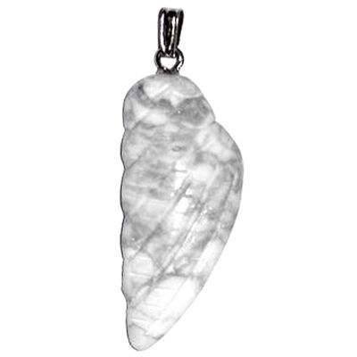 Pendentif Aile d'Ange en Howlite