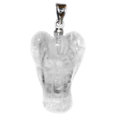 Pendentif Ange en Cristal de Roche