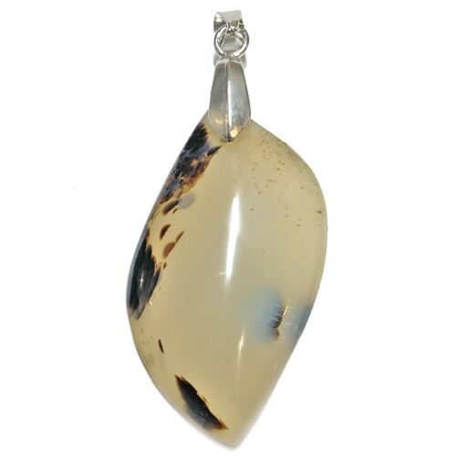 Pendentif Cabochon d'Agate Dendrite