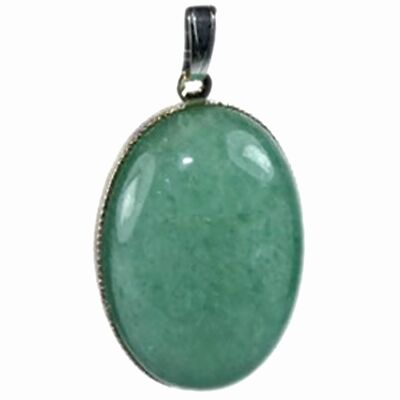 Pendentif Cabochon d'Aventurine Verte