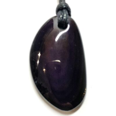 Pendentif Cabochon - Obsidienne Oeil Céleste
