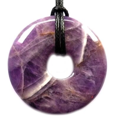 Pendentif Donut d'Améthyste