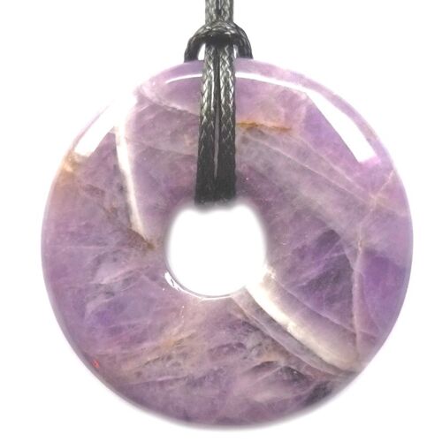 Pendentif Donut en Améthyste