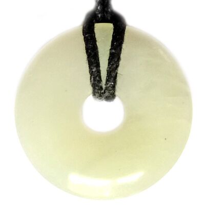 Pendentif Donut en Jade de Chine