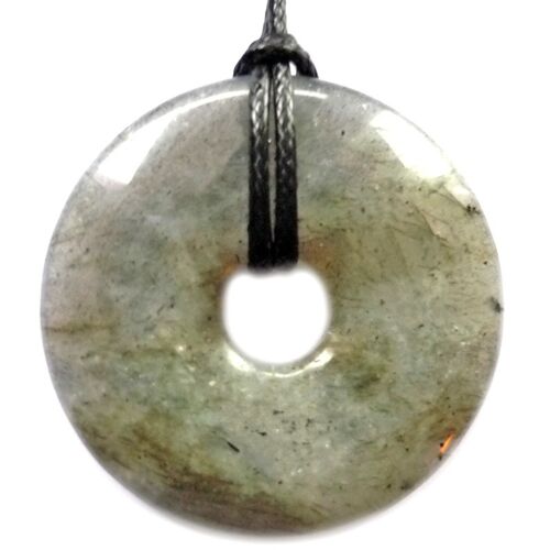 Pendentif Donut en Labradorite