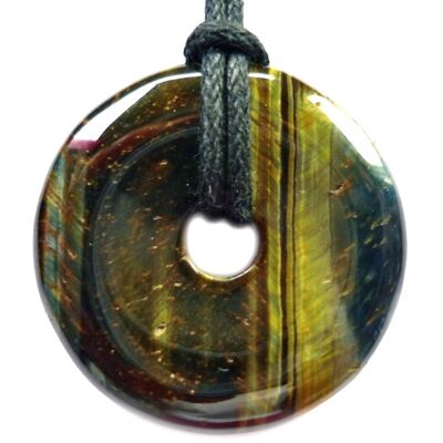 Pendentif Donut en Oeil de Faucon