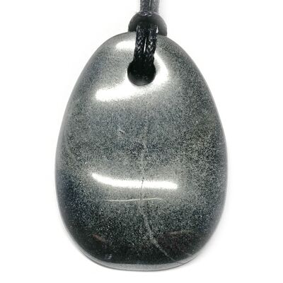 Pendentif Pétale en Hématite