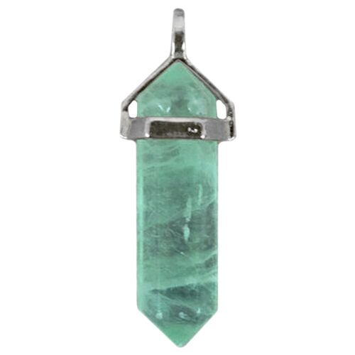 Pendentif Pointe en Fluorite