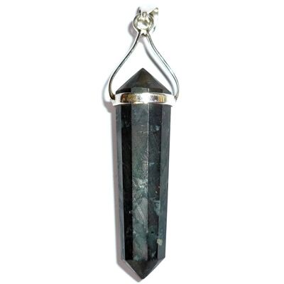 Pendentif Pointe en Shungite & Argent