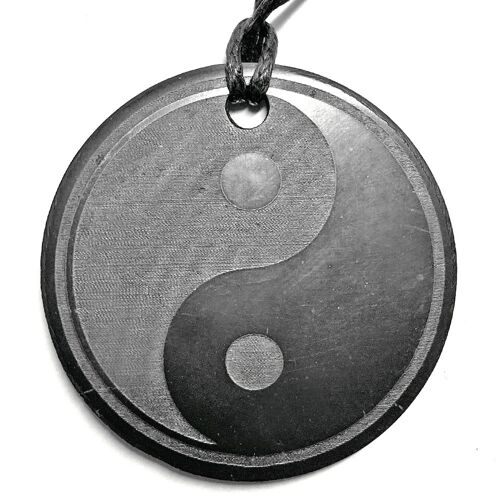 Pendentif Yin & Yang en Shungite