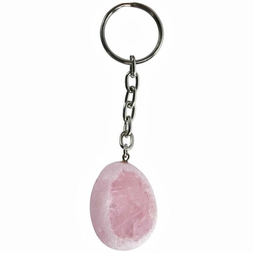 Porte-clés en Quartz Rose