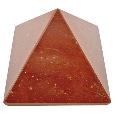 Pyramide en Jaspe Rouge