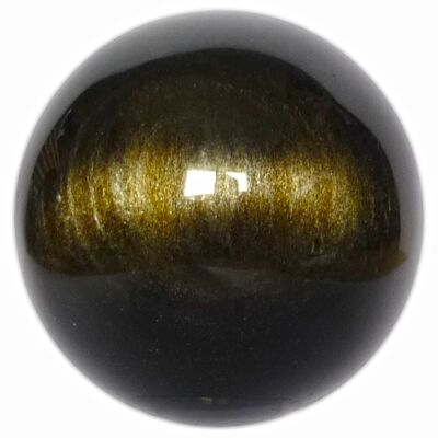 Sphère d'Obsidienne Dorée