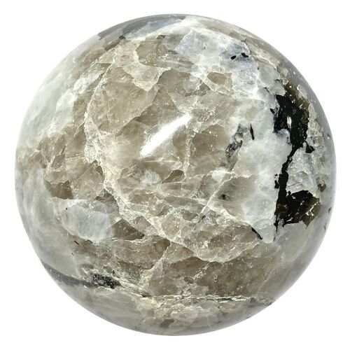 Sphère en Pierre de Lune Blanche 50 mm