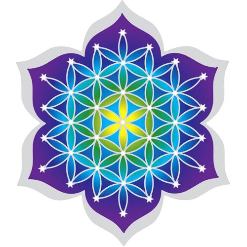 Sticker Fleur de Vie & Lotus