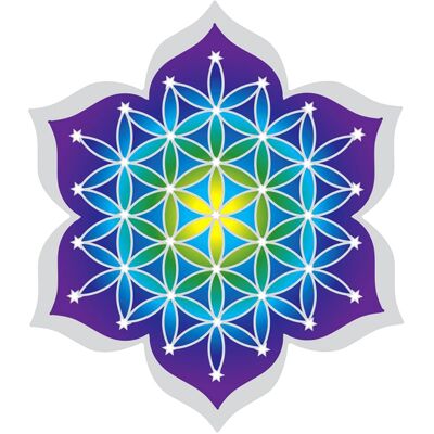 Sticker Fleur de Vie & Lotus
