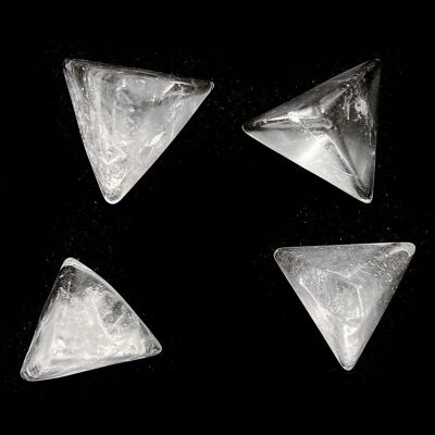 Tetraèdres en Cristal de Roche