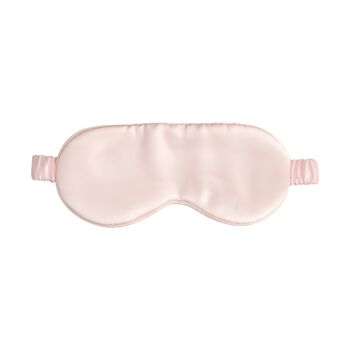 Pink silk night mask 1