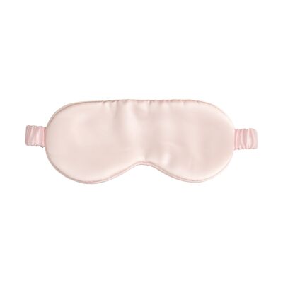 Pink silk night mask