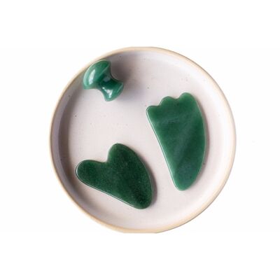 Aventurine Heart Shaped Gua sha