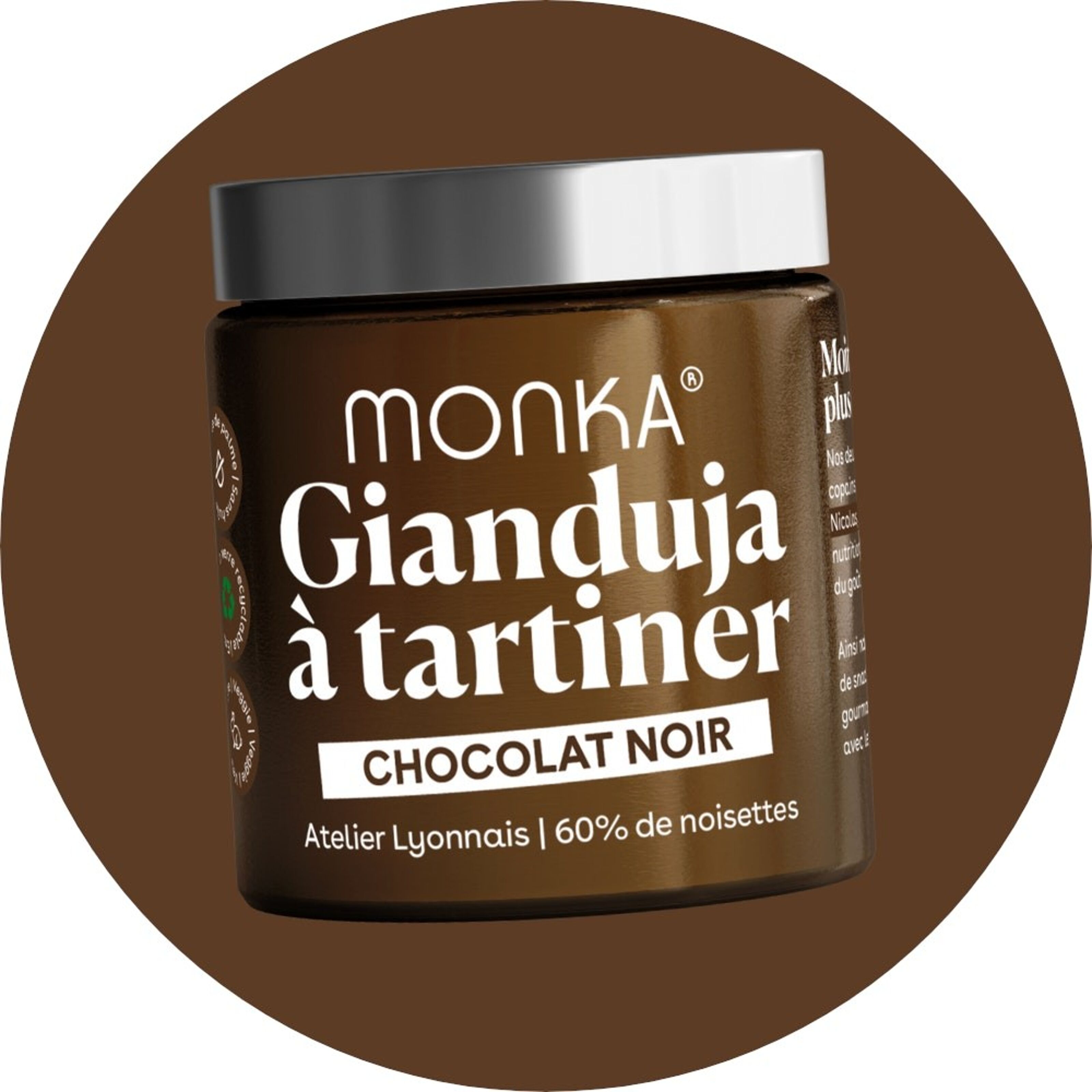 Gianduja - Chocolat noir – Monka