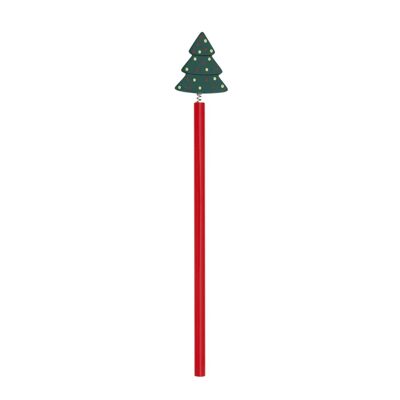 LIREX Holzbleistift mit Weihnachtsbaummotiv