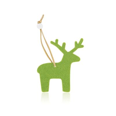 FANTASY Pack 10 units.Christmas figures to hang. reindeer design