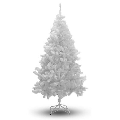 WHITE CHRISTMAS TREE 210CM