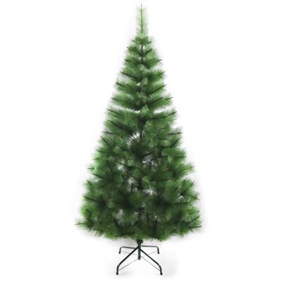 SMOOTH GREEN FIBER CHRISTMAS TREE 150CM