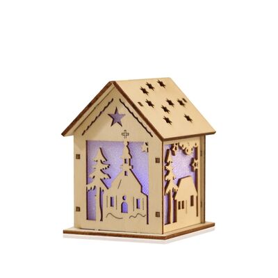 Pendant house led Tree and building