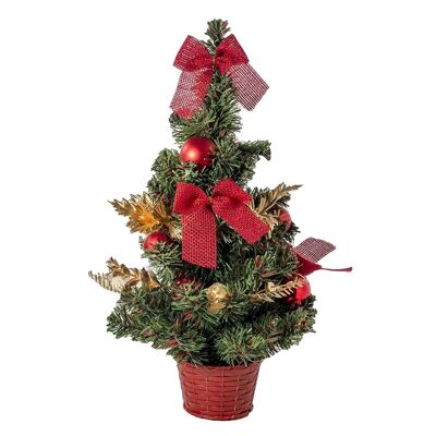 Decorative Christmas tree 30cm with pot.