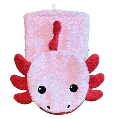 BIO Waschlappen Axolotl - groß