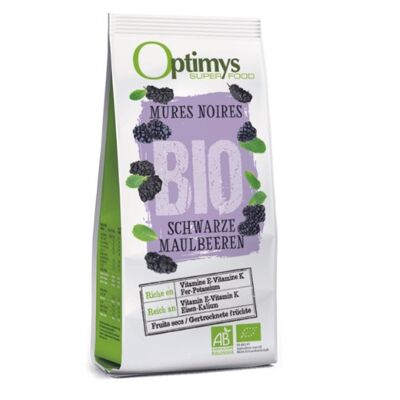 Organic Black Mulberries 180g