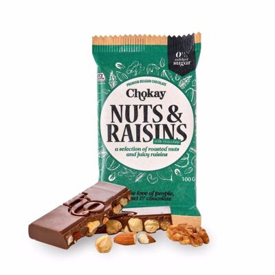 Hazelnuts and Raisins bar