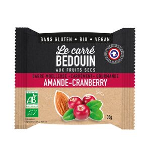 Barre BIO fruits secs amande cranberry